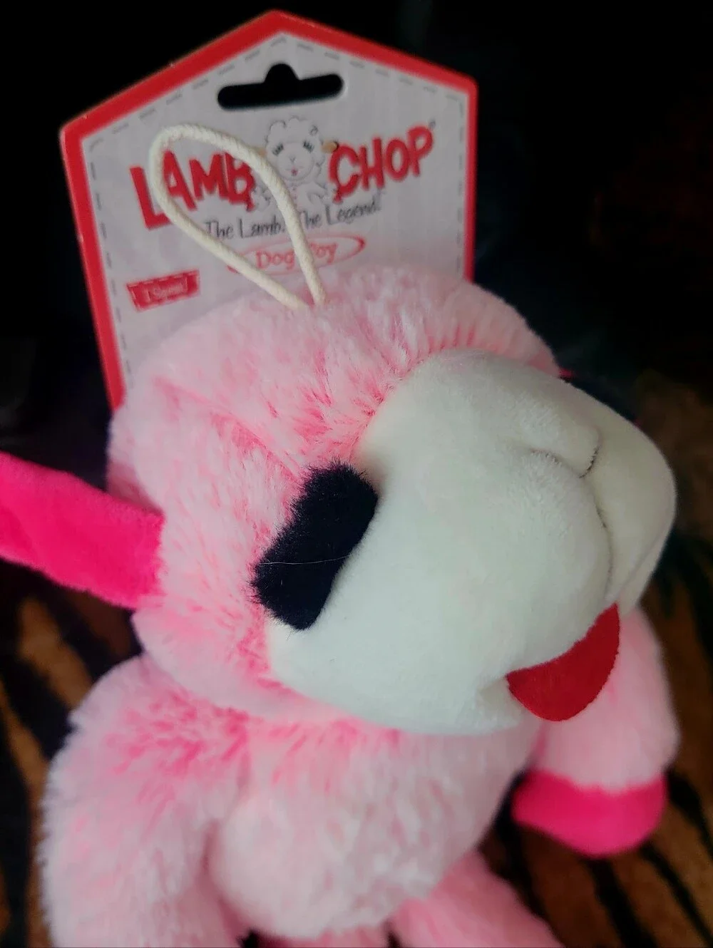 Lamb Chop Dog Pink Plush W Squeak Sm/med Sz. Ea.